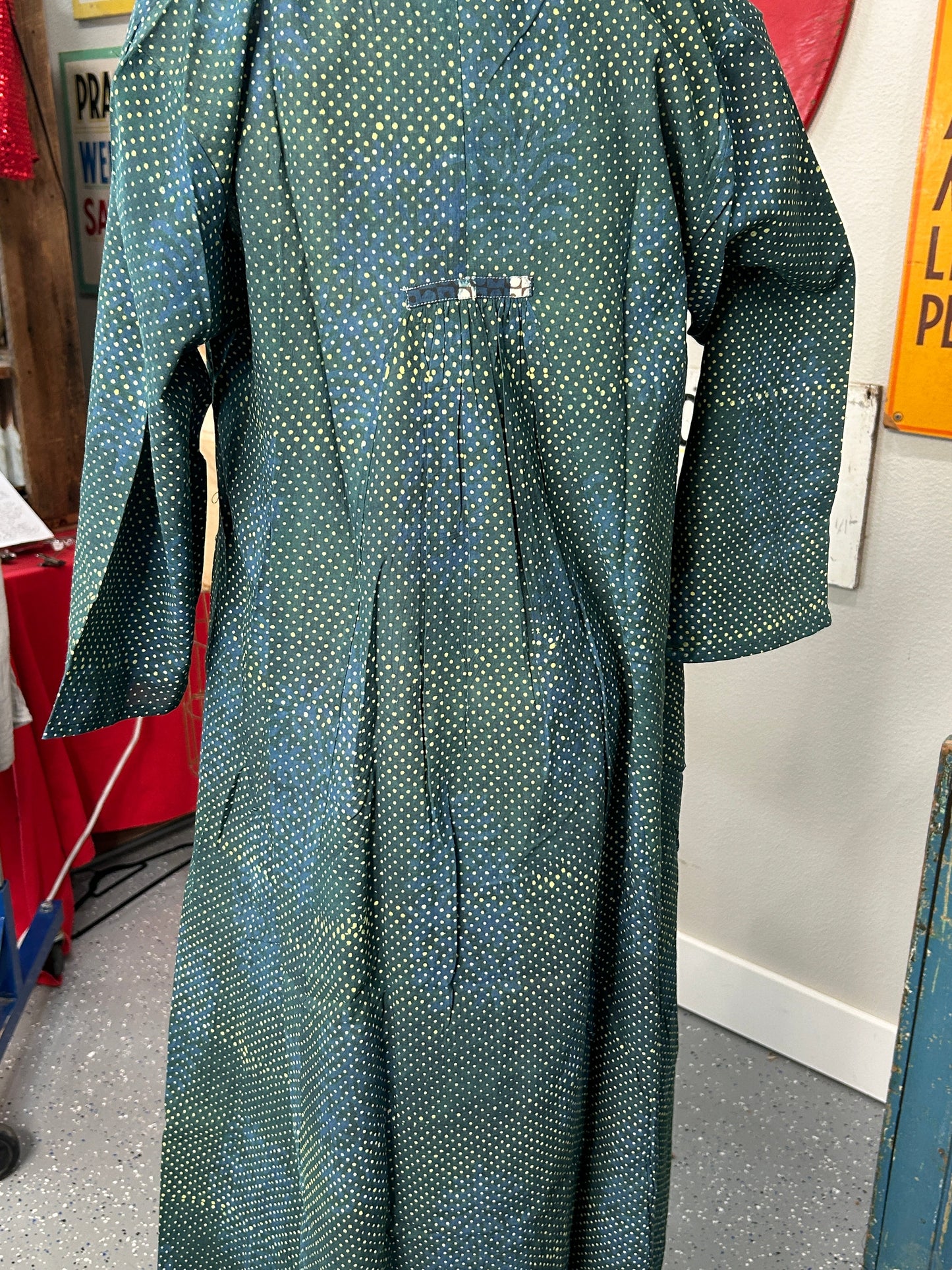 Polka Dot Dress (Green)
