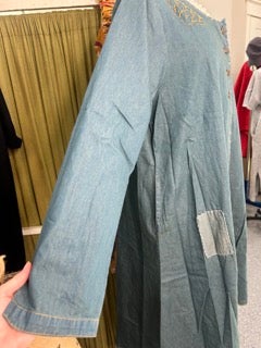 Paper Lace- Long Love Print Duster (Denim)