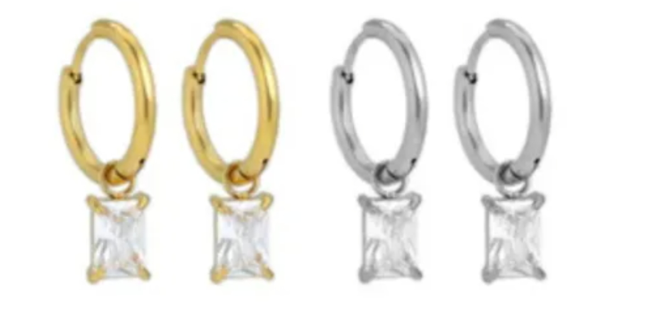 Stainless Gem Huggies *PRE-ORDER*