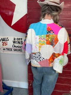 FINAL SALE Eclectic Handmade Quilted Arm Cover (MultiColor)