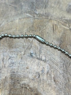 Art By Amy- Soldered Rhinestone Peace Sign Necklace