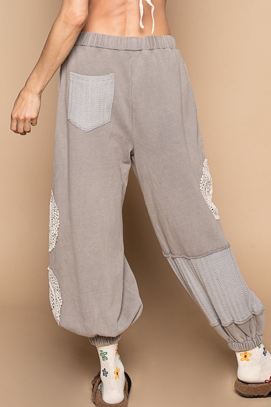 POL - Crochet French Terry Pants (Atomic Silver)