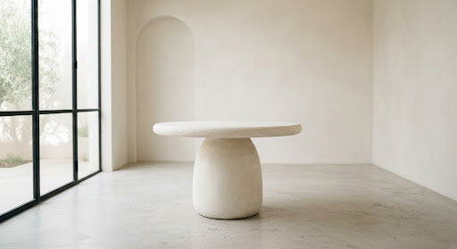 Plaster Plinth Table