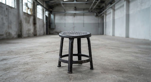 Grid Iron Stool
