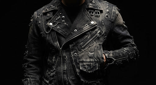 Asymmetric Denim Shell