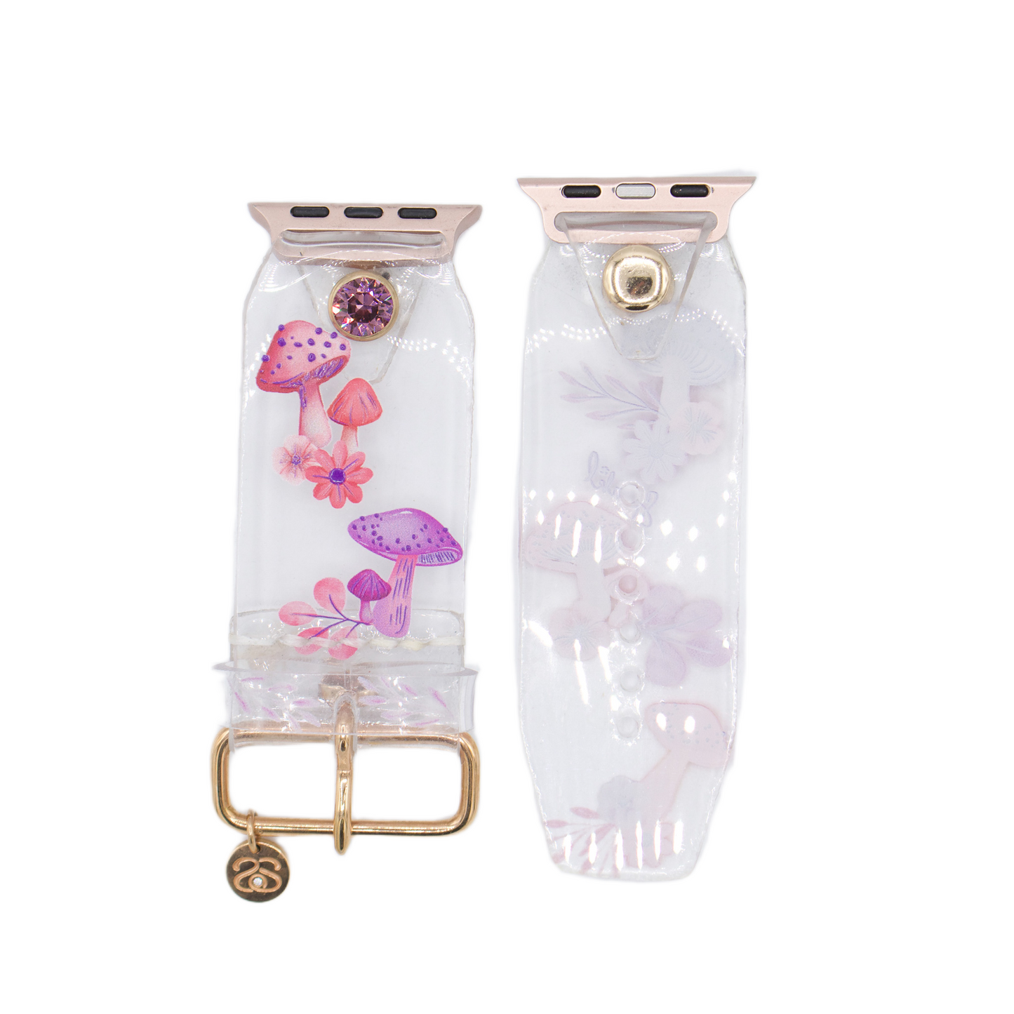 "Spark*l-ing Shrooms" Waterproof Sivella Watchband (Size 1)