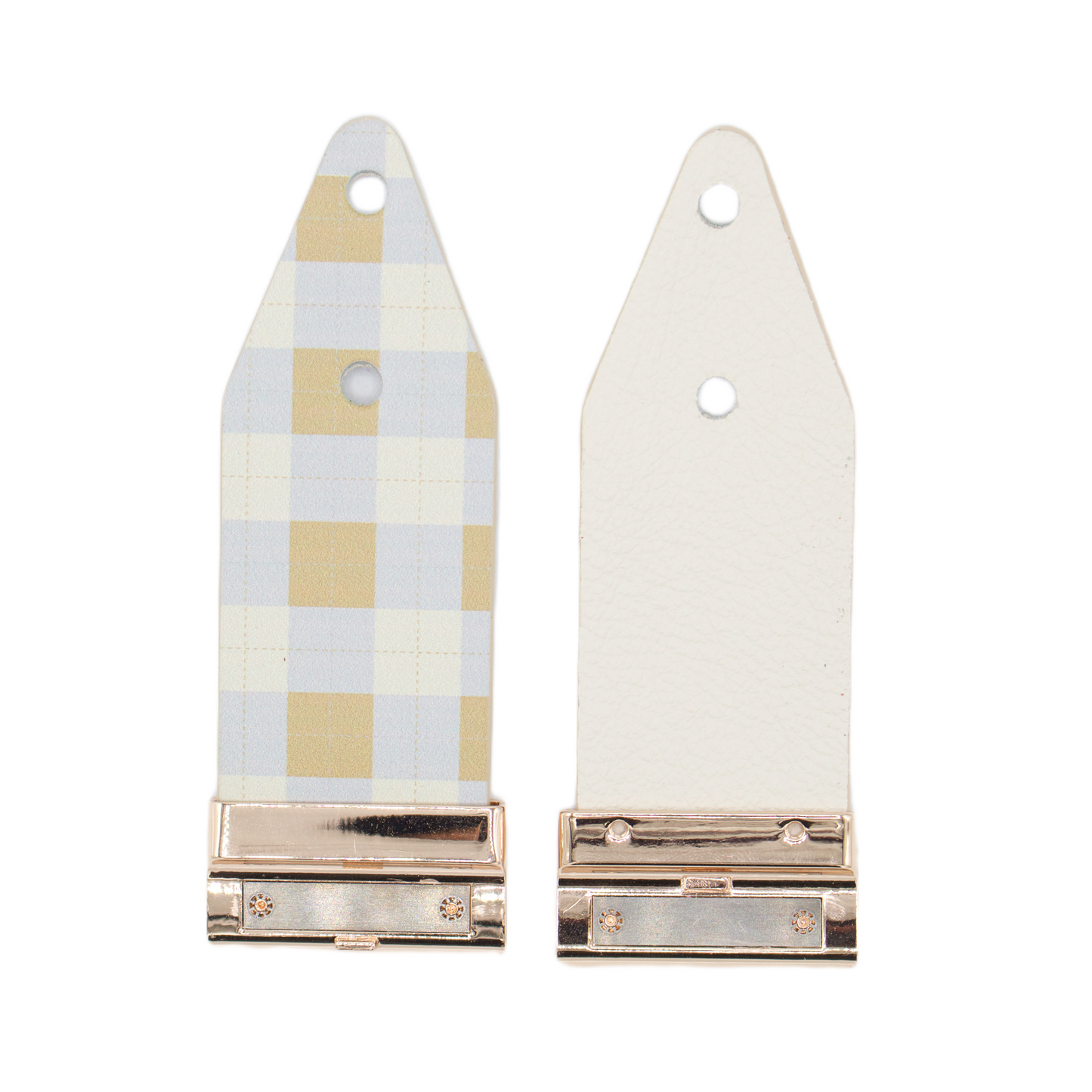 Cream Plaid Watchlet (Sizes 5.5" - 6.5")