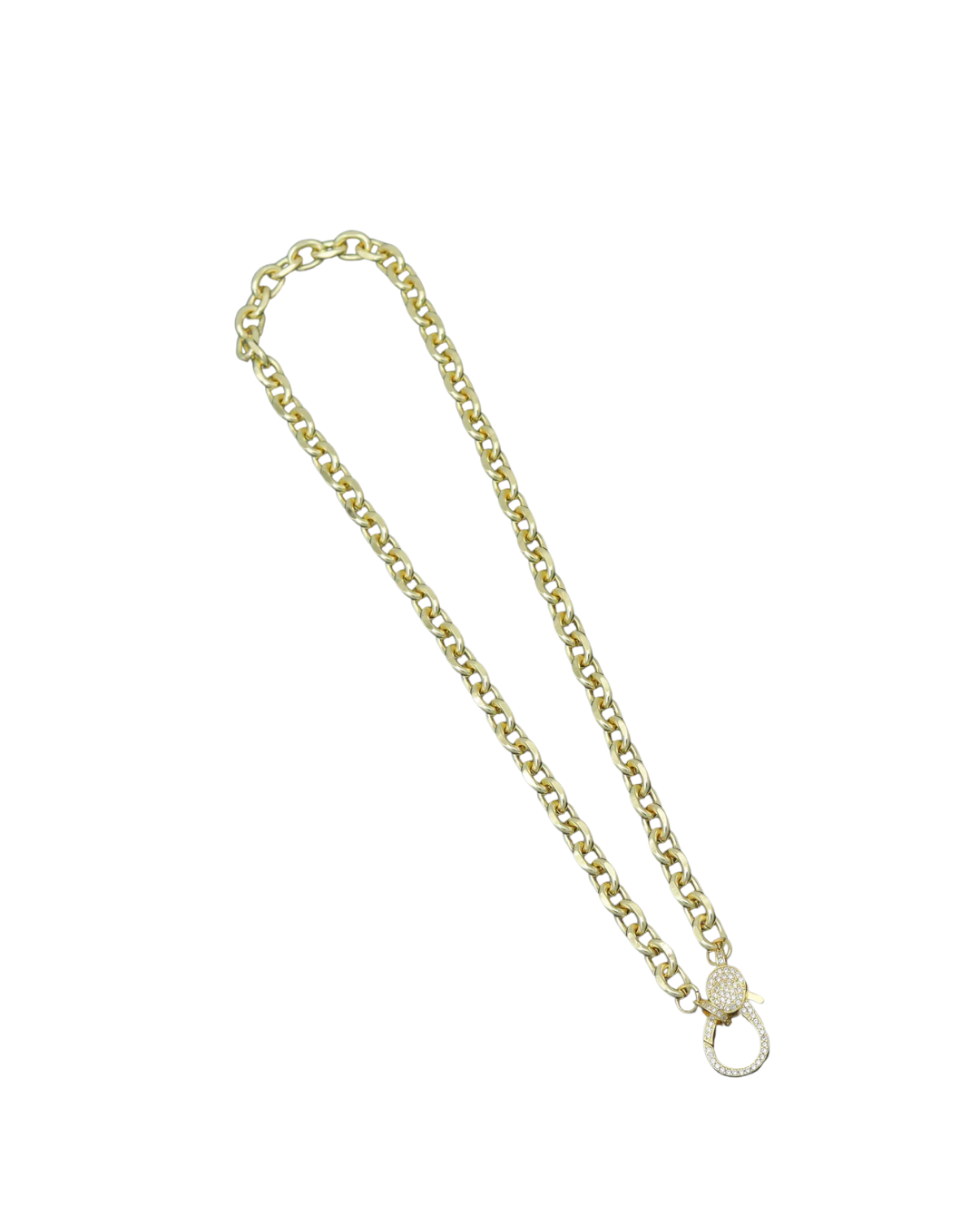 Square Chain Blingy Clasp Necklace *PRE-ORDER*