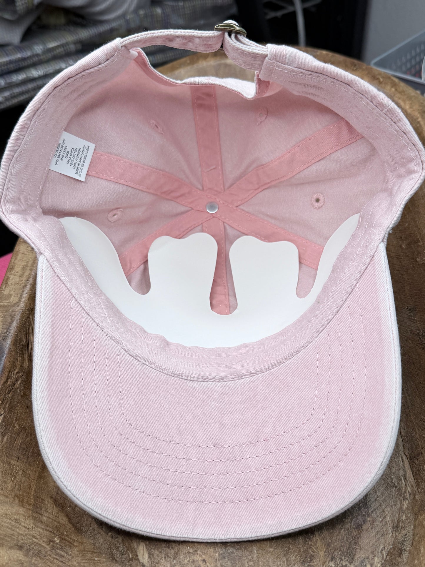 Gingerbread Patch Ball Cap/Hat (Pink) - ERR ORIGINAL