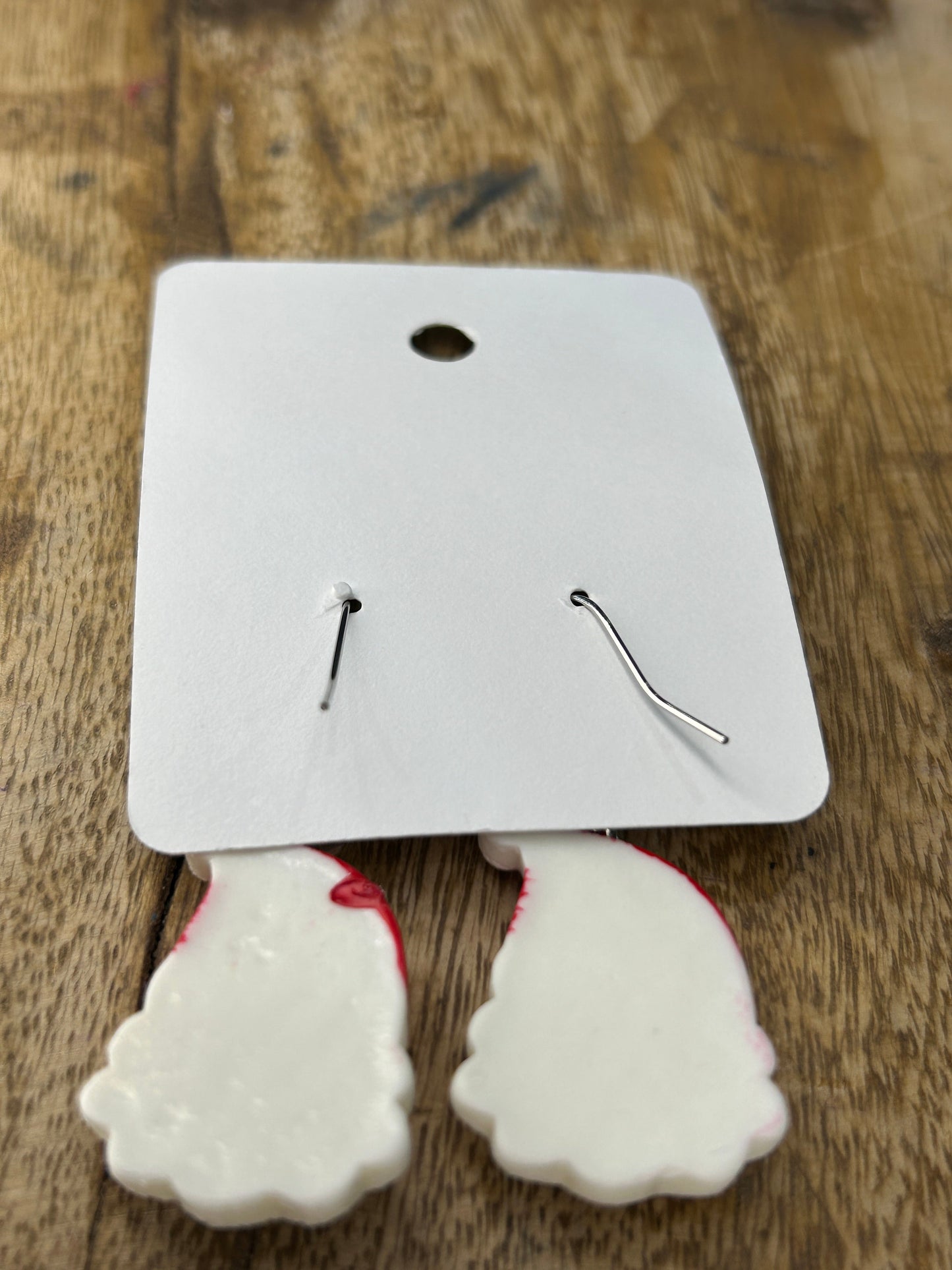Sparkly Santa Earrings