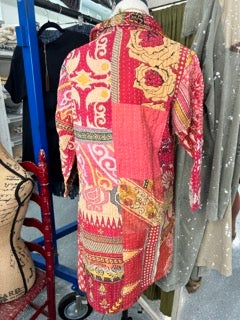 FINAL SALE Paper Lace- Multi-Colored Kantha Tunic/Top (Multi)
