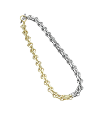 Gold + Silver Toggle Necklace *PRE-ORDER*
