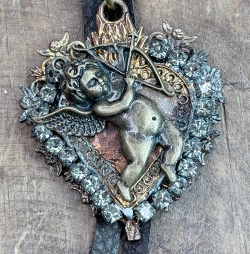 Jaded Gypsy - Soldered Cupid Collar Necklace