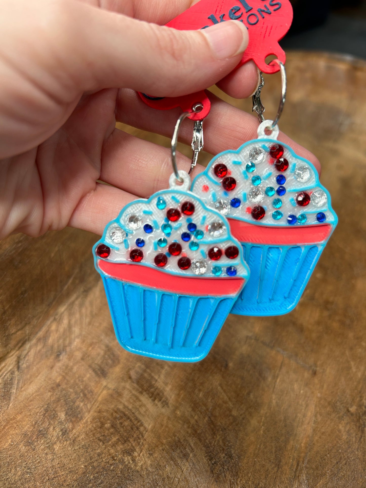 Rakel J Creations- Cupcake Earrings