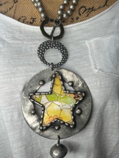 Art By Amy- Soldered Star Necklace B