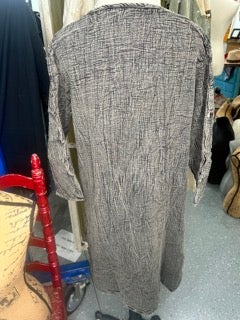 FINAL SALE Paper Lace- Vintage Washed Tunic with Button Sleeves (Stone/Earth)