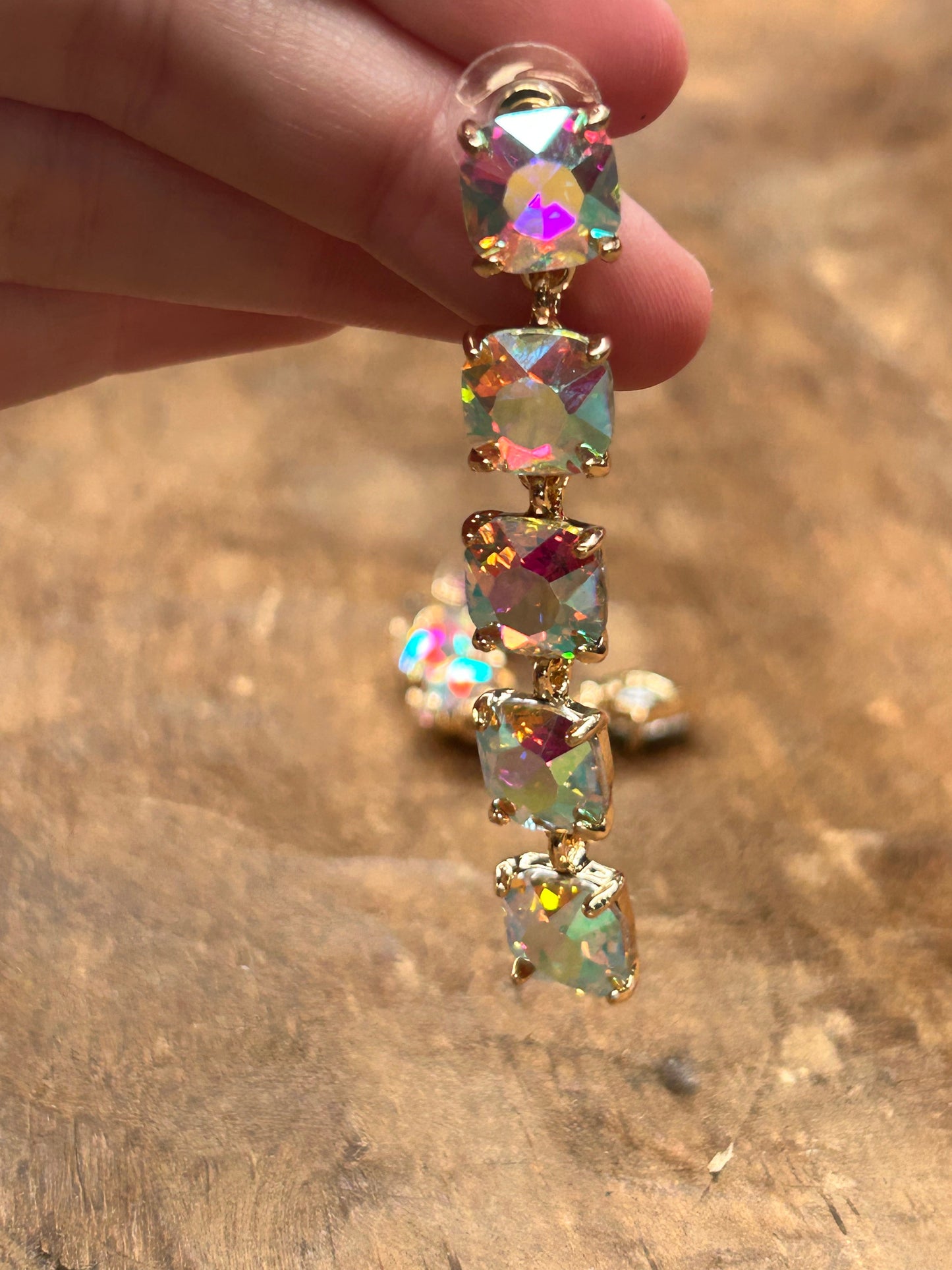 Rhinestone Dangle Earrings