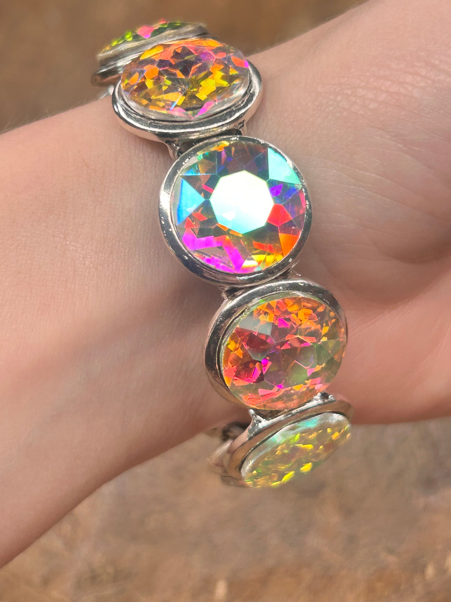 Rhinestone Crystal Stretch Bracelet