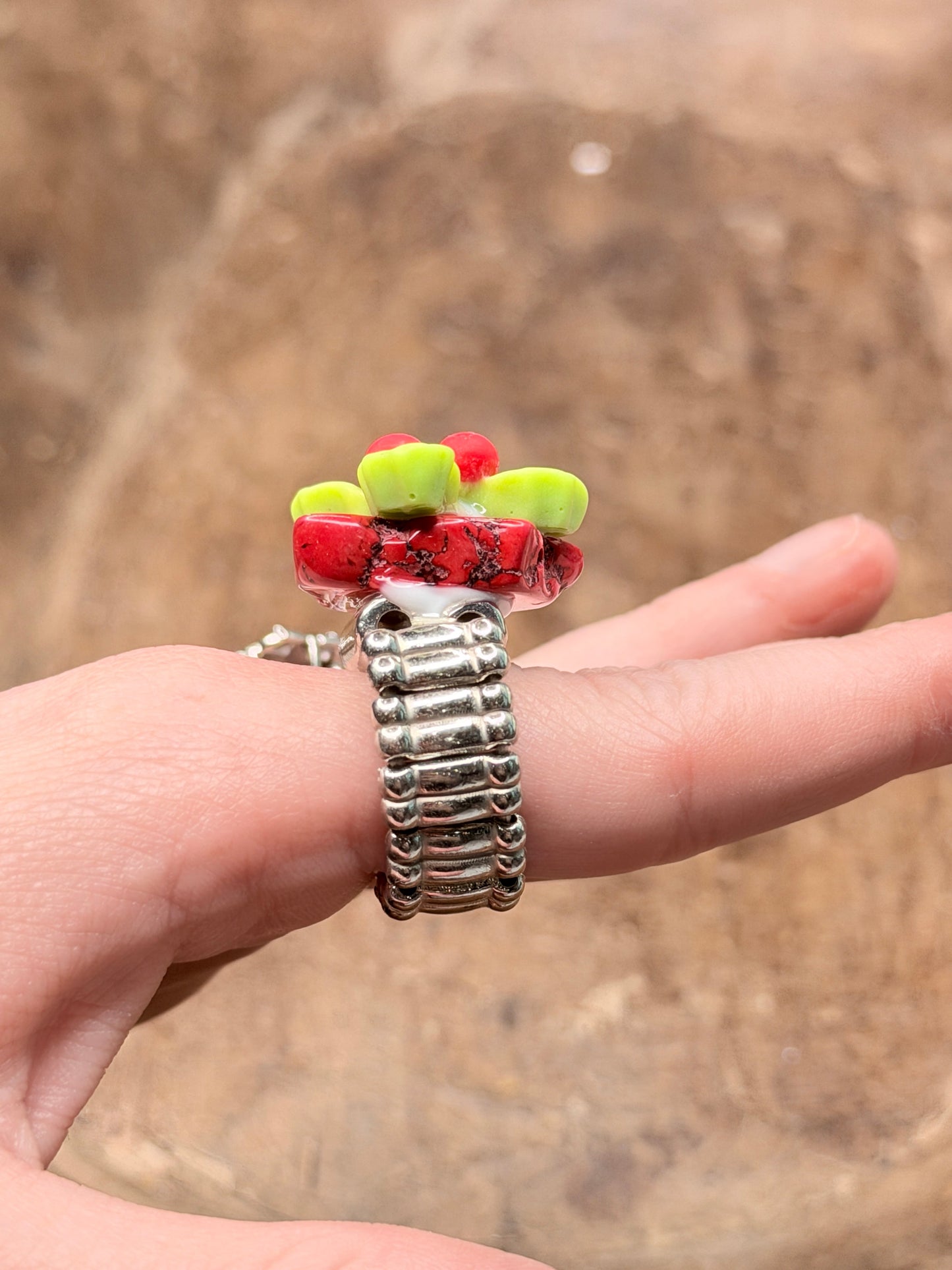 Holly Berry Stretch Ring - ERR ORIGINAL