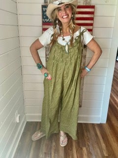 Jaded Gypsy-Bittersweet Romper (Vintage Olive)