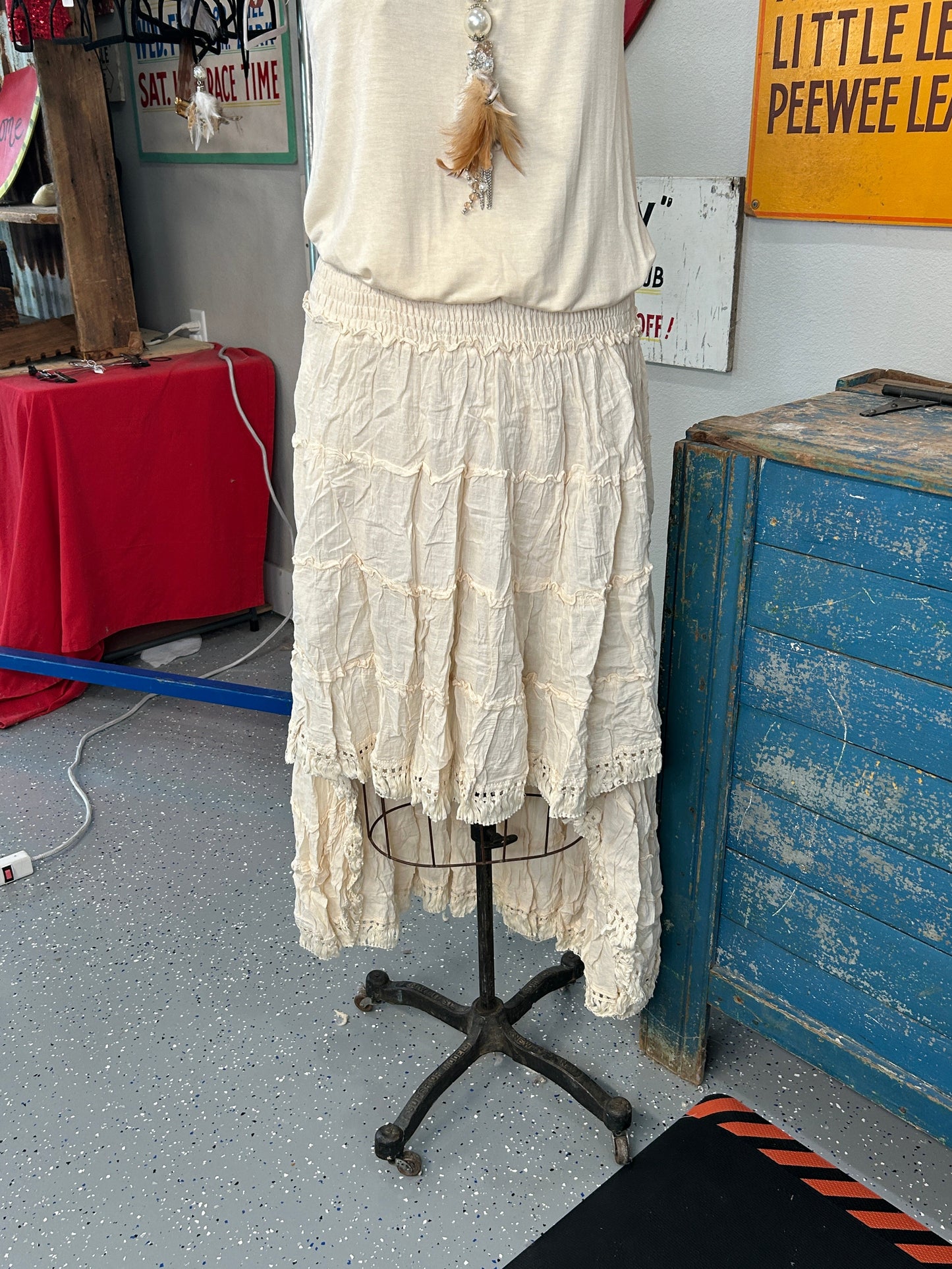 Jaded Gypsy- WC Skirt (Beige)