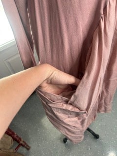 Long Sleeve Dress with Ruffles (Mauve)