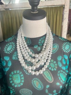 Forever in Turquoise Top (Black and Turquoise)