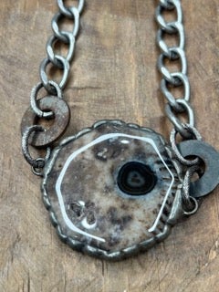 Art By Amy- Brown Agate Necklace