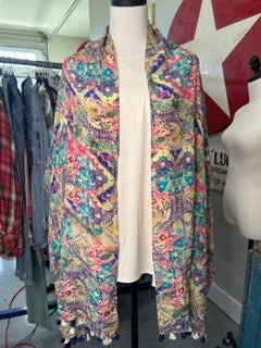 Paper Lace- Colorful Print Scarf