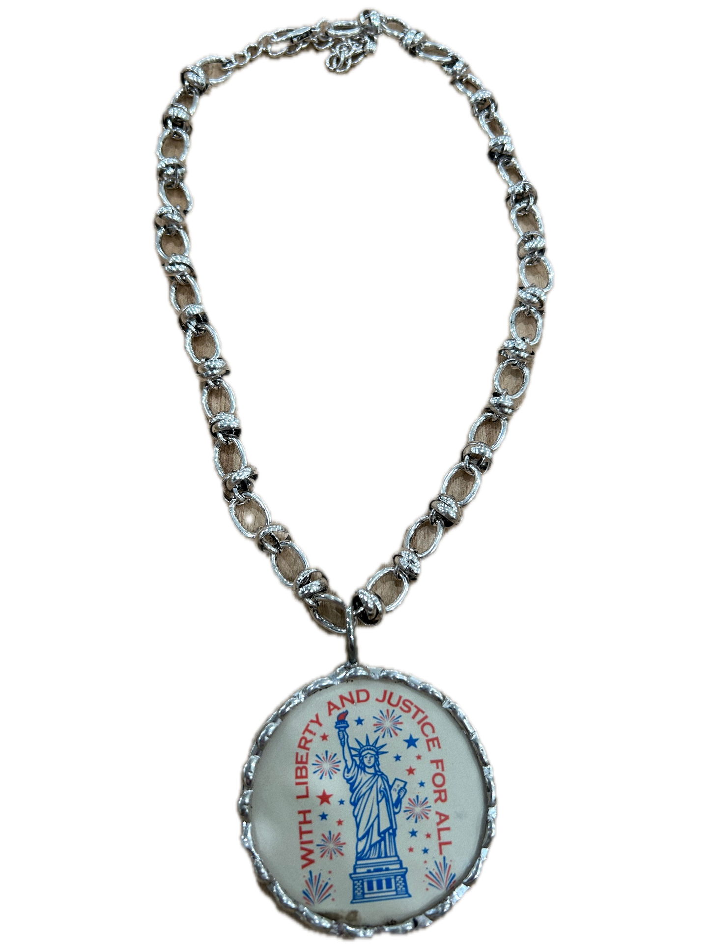 With Liberty and Justice for All Necklace