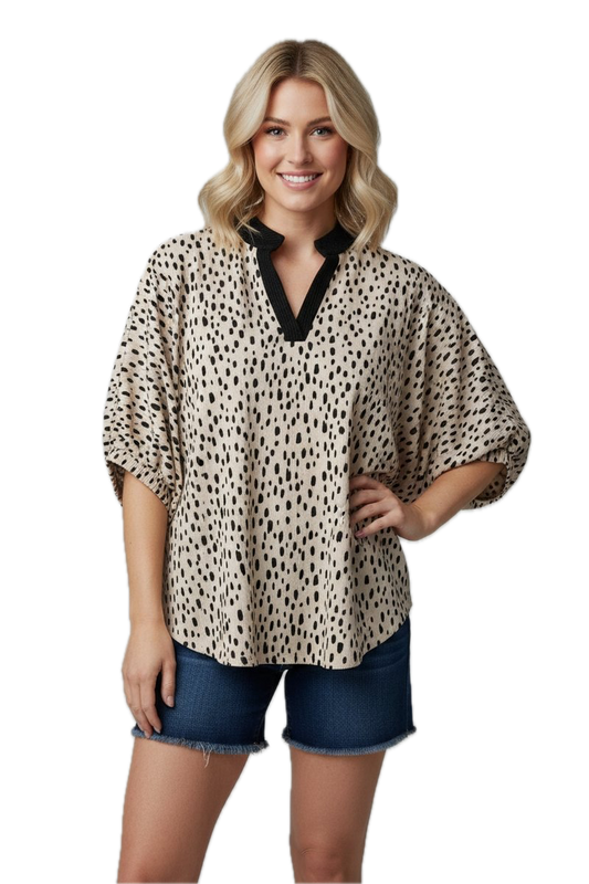 Animal Print Top