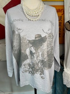 Paper Lace- Lady in the Garden Tee (Grey)