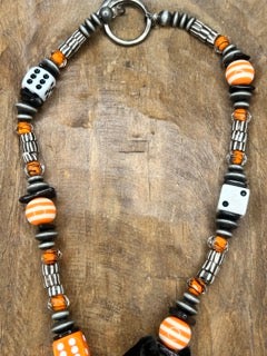 Art by Amy- Mr. Jack O' Lantern Necklace