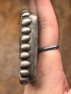 Art by Amy- Soldered Ace of Spades Ring