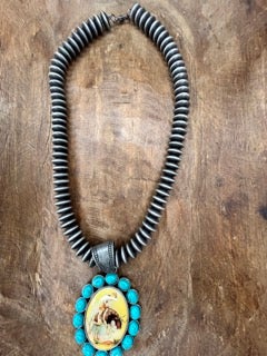 Navajo Beaded Cowgirl Necklace