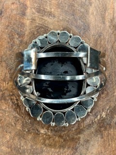 German Silver Happy Halloween Cuff