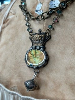 Art By Amy- Queen Labradorite Necklace (Large)