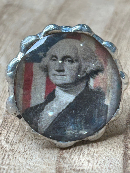 Round George Washington Stretch Ring