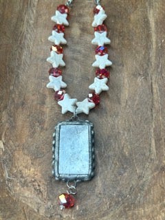 Art by Amy- Smiling Santa Necklace