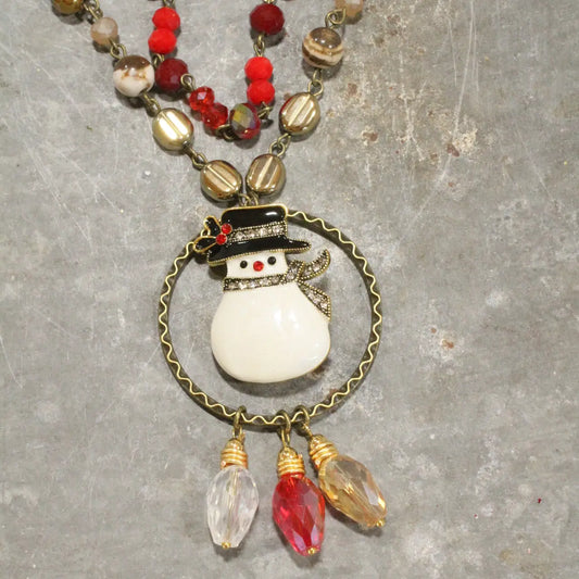 Winter Wonderland Christmas Charm'd Necklace