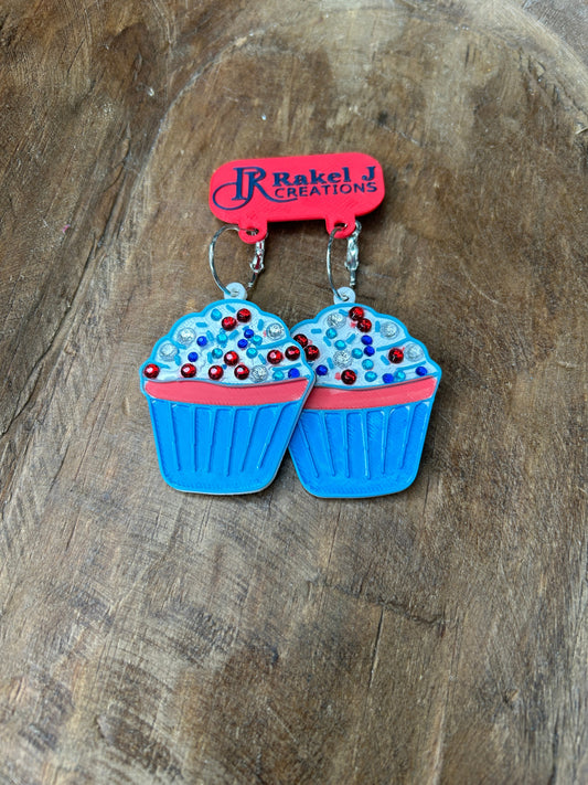 Rakel J Creations- Cupcake Earrings