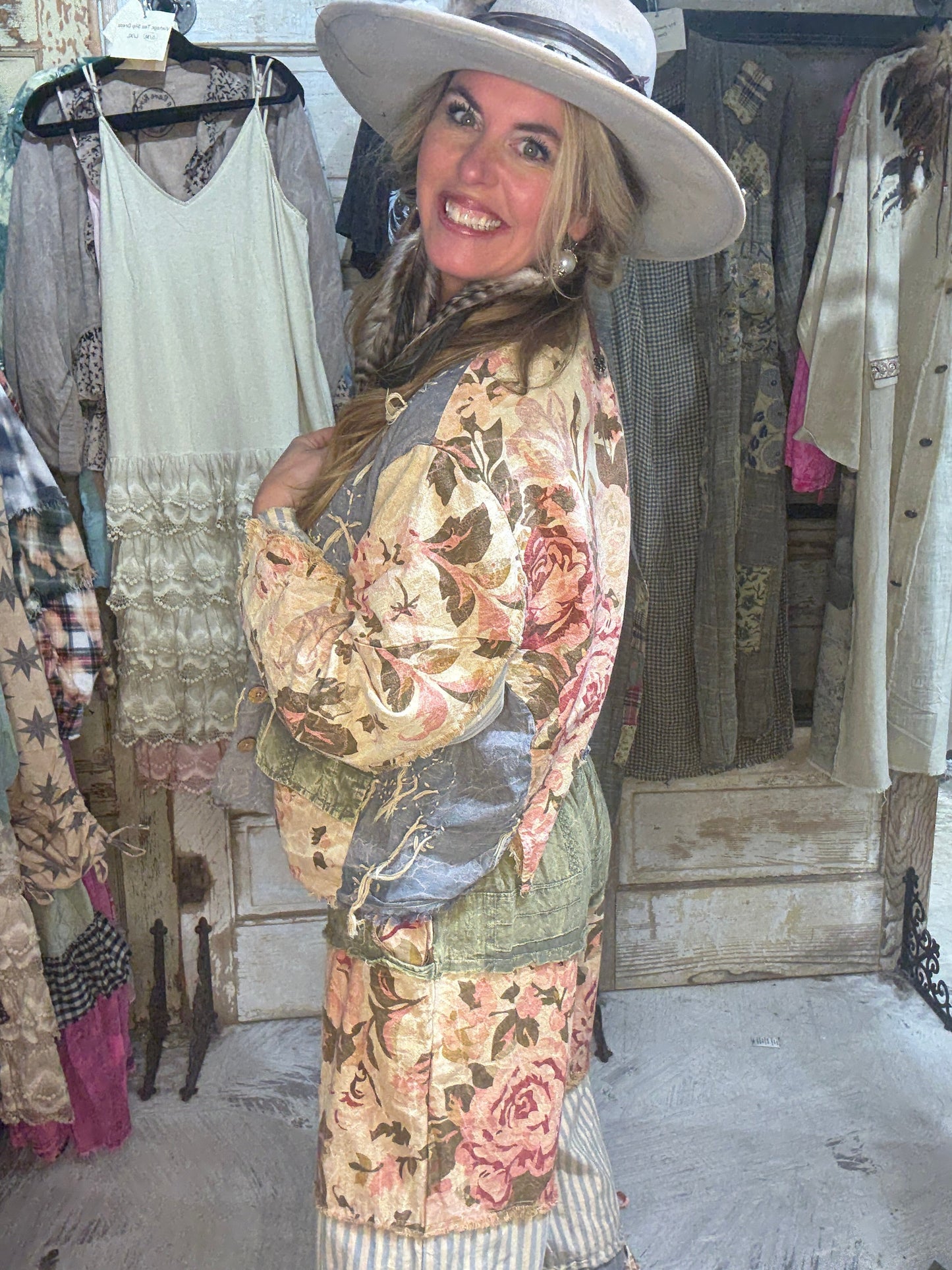 A Rare Bird Denim Tiered  Pant *Final Sale*