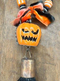 Art by Amy- Mr. Jack O' Lantern Necklace