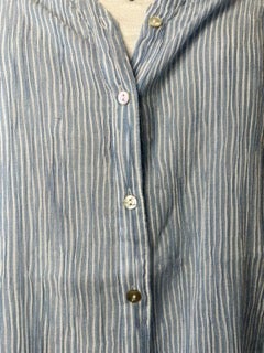 Final sale! Paper Lace-  Button Up (Blue Stripe)