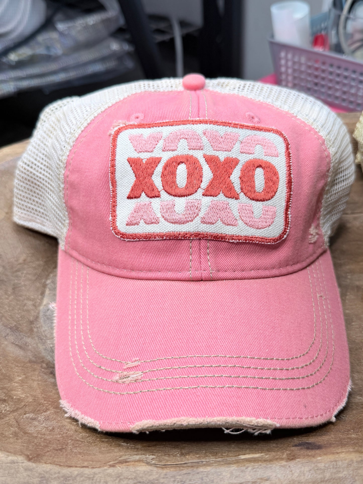 The Goat Stock- XOXO Pink Cap/Hat