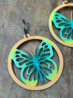 Rakel J Creations- Colorful Butterfly Earrings