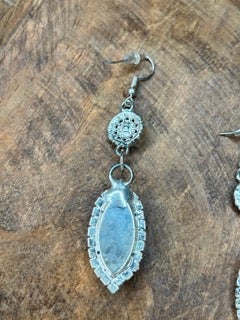 Art by Amy- Dangle Rhinestone Earrings