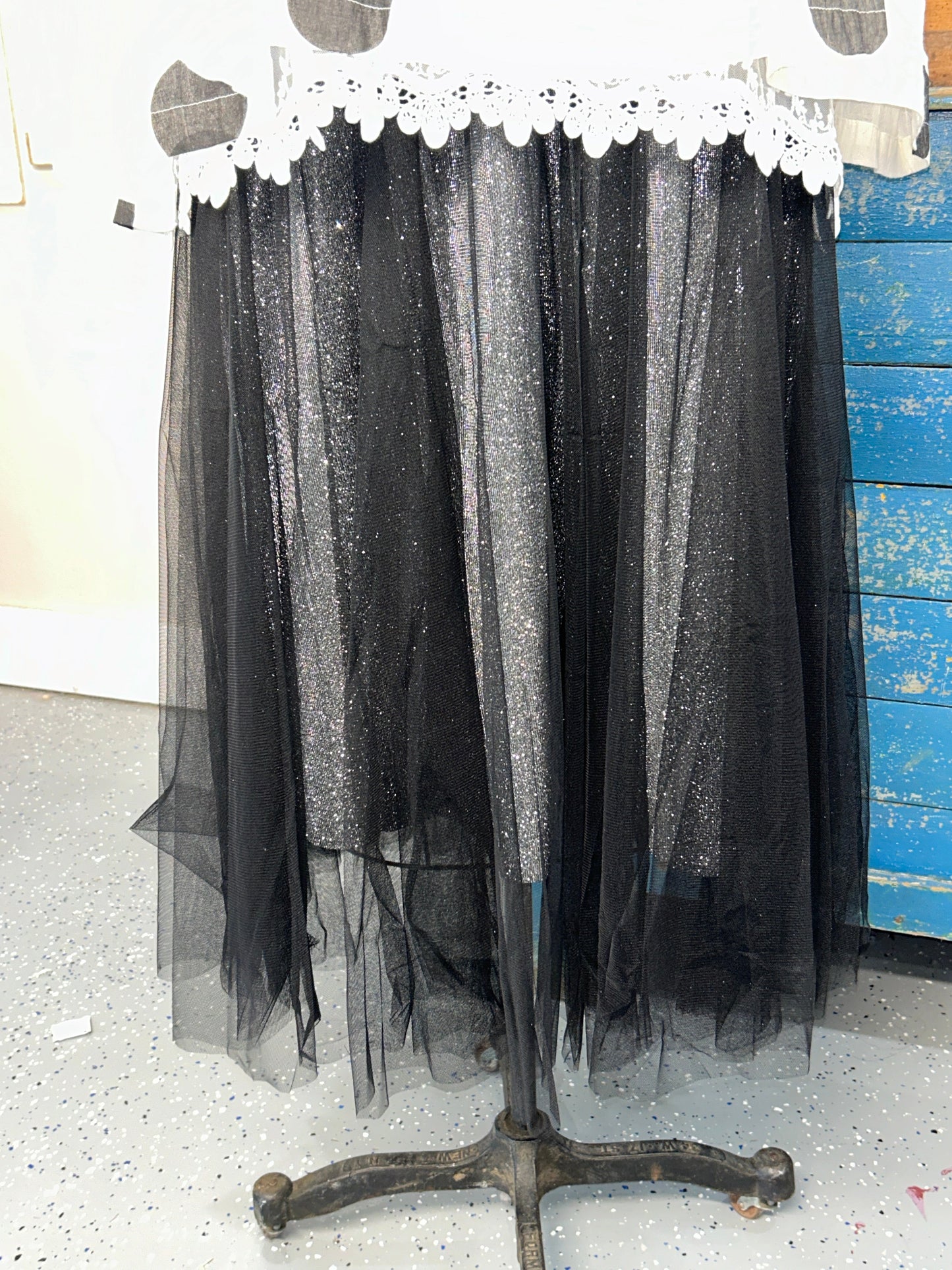Origami- Sparkly Skirt (Black)