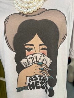Wild As The West Graphic Tee (Cool Grey)