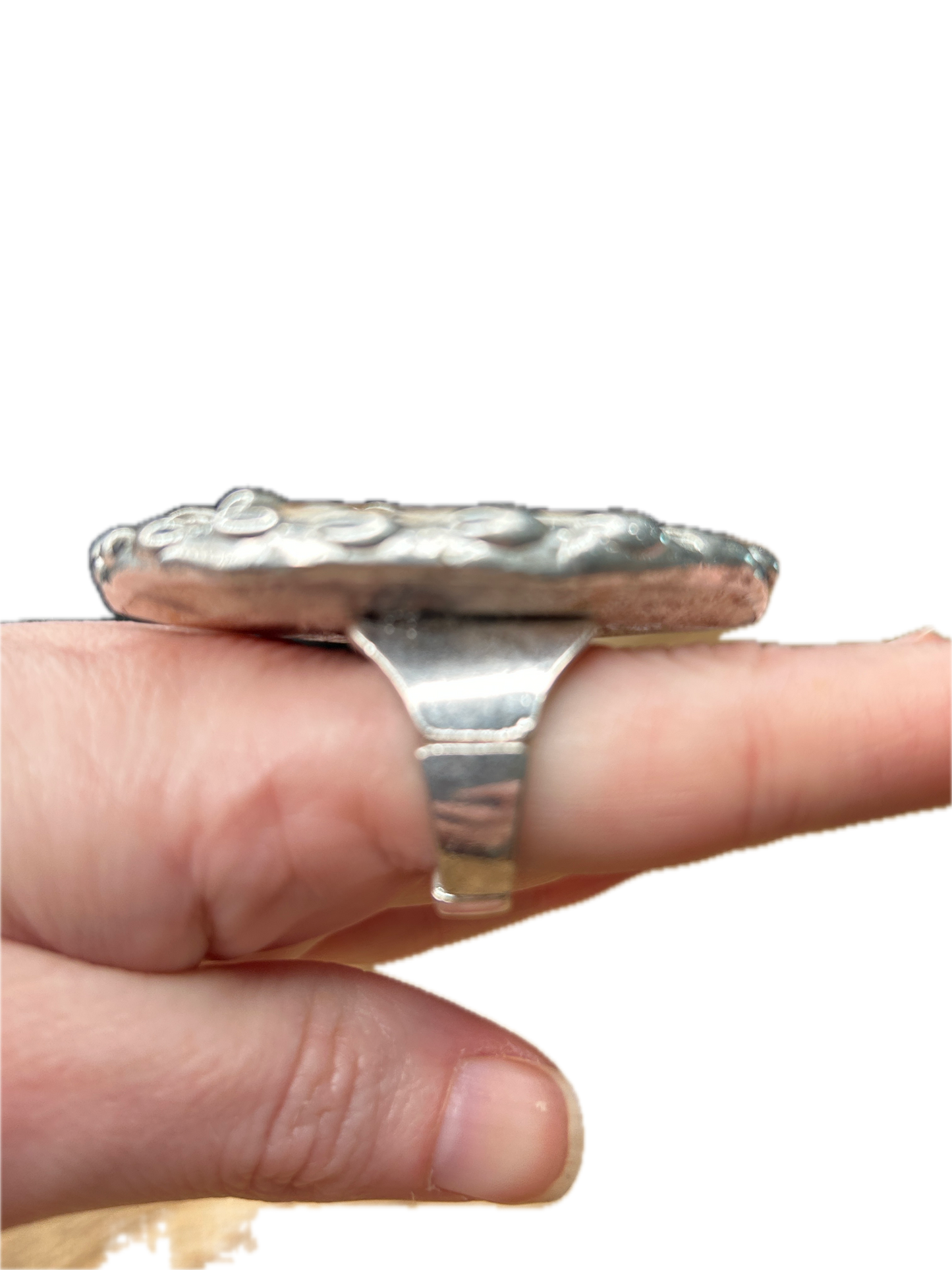 Soldered Jasper Peace Ring
